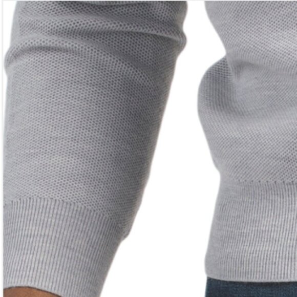 THEORY Merino Wool Honey Comb Textured Sweater - Picture 3 of 3